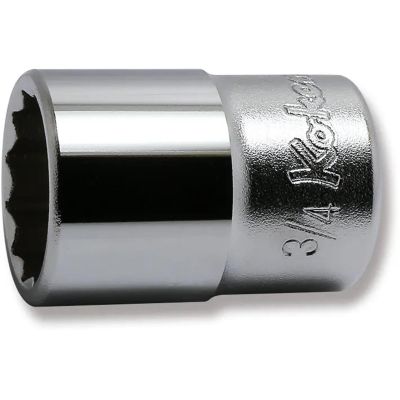 KKN4405A-3-4 image(0) - Ko-ken USA 4405A-3/4 1/2 Square Drive Socket 3/4 12 Point Length 38 mm