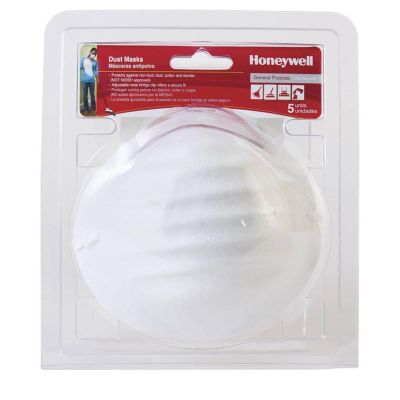 UVXRWS-54000 image(0) - Uvex Nuisance Particulate Disposable Dust Mask, 5-Pack - RWS-54000