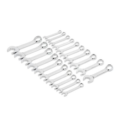 KDT81903 image(0) - GEARWRENCH 20 Piece 12 Point Stubby Combination SAE/Metric Wrench Set