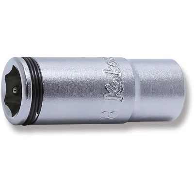 KKN2350X-8 image(0) - Ko-ken USA 1/4 Sq. Dr. Semi-Deep NUT GRIP&reg; Socket 8mm