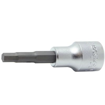 KKN4010M-75-9 image(0) - Ko-ken USA 4010M.75-9 1/2 Square Drive Bit Socket 9 mm Hex Length 75 mm