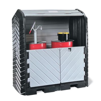 NPGPAK601-AWD image(0) - New Pig PIG&reg; Roll Top Hardcover Spill Pallet with drain