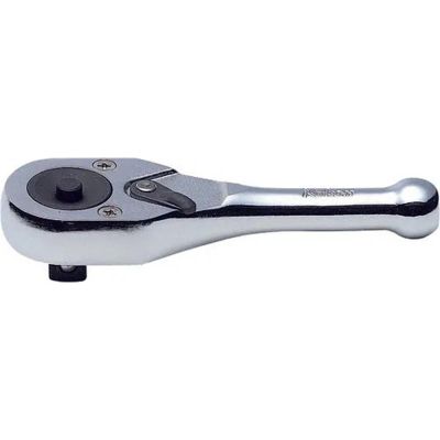 KKN3749SB image(0) - Ko-ken USA 3749SB 3/8 Square Drive Ratchet Handle 24 teeth Short Length 110 mm Push Button