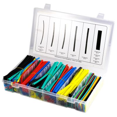 KTI07740 image(0) - K Tool International Heat Shrink Tube Assortment - 235 Pieces
