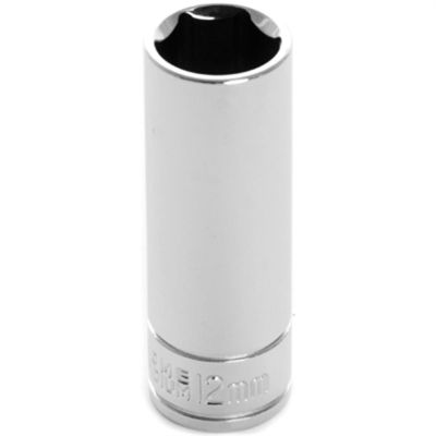 WLMW36412 image(0) - Wilmar Corp. / Performance Tool 1/4" Drive 12mm 6pt Deep Socket