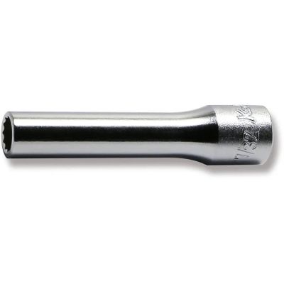 KKN2305A-7-32 image(0) - Ko-ken USA 2305A-7/32 1/4 Square Drive Socket 7/32 12 Point Length 50 mm