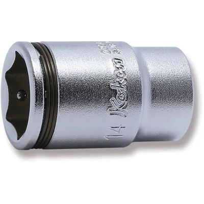 KKN2350X-14 image(0) - Ko-ken USA 1/4 Sq. Dr. Semi-Deep NUT GRIP&reg; Socket 14mm