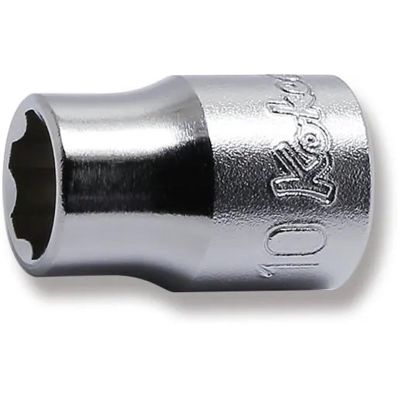 KKN3410M-10 image(0) - Ko-ken USA 3410M-10 3/8 Square Drive Socket 10 mm Surface Length 26 mm