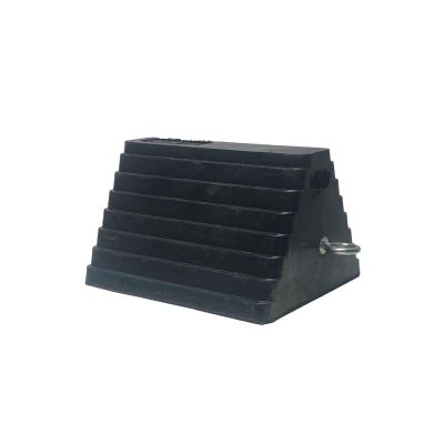 ESC12597 image(0) - ESCO Rubber Standard Wheel Chock (10 x 8 x 6 in.)