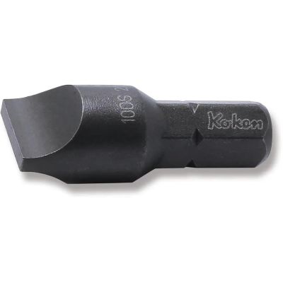 KKN100S-32-12 image(0) - Ko-ken USA 100S.32-12 5/16 Hex Drive Bit Slotted 2.0 x 12 Length 32 mm