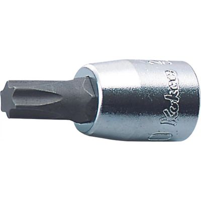 KKN2025-28-T15 image(0) - Ko-ken USA 2025.28-T15 1/4 Square Drive TORX T15 Bit Socket - Length 28 mm