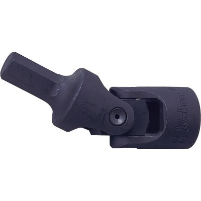 KKN3430M-7 image(0) - Ko-ken USA 3430M-7 3/8 Square Drive Universal Bit Socket 7 mm Hex Length 62 mm