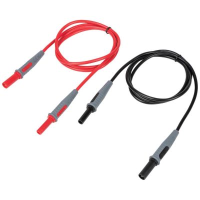 KLE69359 image(0) - Klein Tools Lead Adapters, Red and Black, 3-Foot