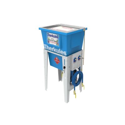HERG205 image(0) - Herkules Equipment G205 - Automatic 2 Gun, 2 Cup Paint Gun Washer w/ Built-In Solvent Transfer System
