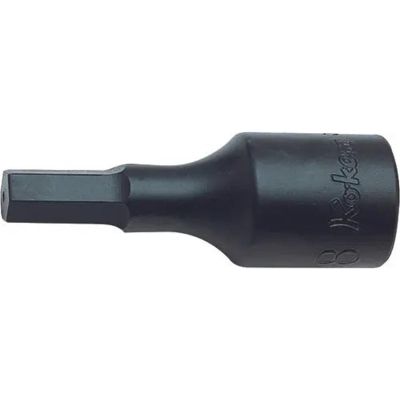 KKN4012A-100-9-32 image(0) - Ko-ken USA 4012A.100-9/32 1/2 Square Drive Bit Socket 9/32 Hex Length 100 mm