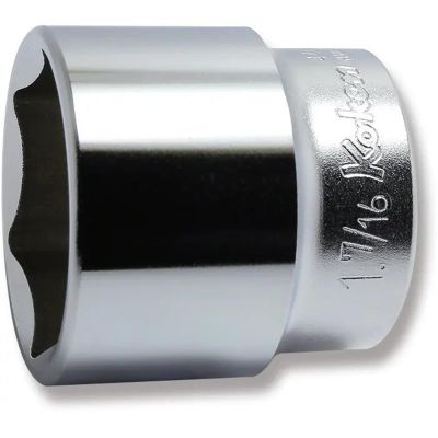 KKN4400A-1-7-16 image(0) - Ko-ken USA 4400A-1.7/16 1/2 Square Drive Socket 1.7/16 6 Point Length 47 mm