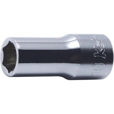 KKN3300X-16 image(0) - Ko-ken USA 3300X-16 3/8 Square Drive Socket 16 mm 6 Point Length 40 mm