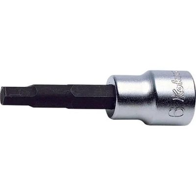 KKN3010M-62-8 image(0) - Ko-ken USA 3010M.62-8 3/8 Square Drive Bit Socket 8 mm Hex Length 62 mm