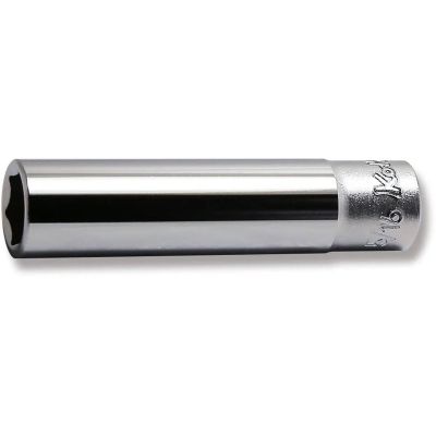 KKN2300A-5-16 image(0) - Ko-ken USA 2300A-5/16 1/4 Square Drive Socket 5/16 6 Point Length 50 mm