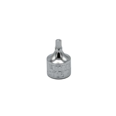 VIMHCT15 image(0) - VIM Tools T15 - 1/2 Cut TORX Driver, 1/4 Inch Square Drive, 3/4 Inch OAL, S2 Steel