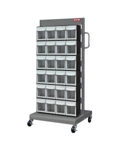 LDS1010549 image(0) - Mobile Parts Cart - Flip Out Bin, 48 Bins
