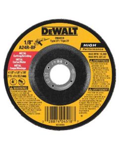 DWTDW4518 image(0) - DeWalt BLADE 4 1/2"X1/8X7/8 METAL FAST CUT