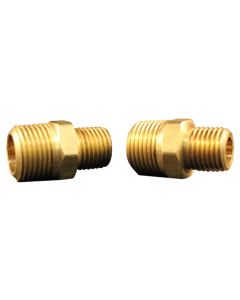 MILS-646-1 image(0) - M. Hex Nipple, 1/4" x 3/8", 2/cd