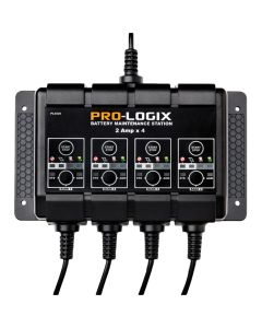 SOLPL4020 image(0) - Clore Automotive SOLAR PL4020 12V 4x2A SOLAR PRO-LOGIX 4-Bank Battery Maintenance Station