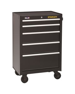 SNLSTST22753BK image(0) - Stanley 5-Drawer Rolling Cabinet, 26.5 in.