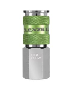 LEGA53416FZ image(0) - Legacy Manufacturing Flexzilla High Flow Coupler, 1/4 Body, 1/4 FNPT