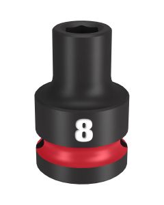 MLW49-66-6240 image(0) - SHOCKWAVE Impact Duty&trade; 1/2"Drive 8MM Standard 6 Point Socket