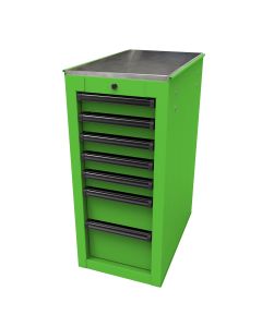 HOMLG08014070 image(0) - RS PRO 14-1/2 in. 7-Drawer Side Cabinet, Lime Green