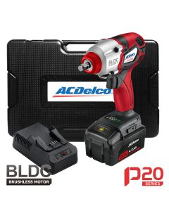 ACDARI20138A1-3M image(0) - P20 - 20V BRUSHLESS 3/8" Imp Wrench Kit