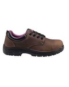 FSIA7164-7.5M image(0) - Avenger Foreman Oxford Series - Women's Mid Top Boots - Composite Toe - IC|EH|SR - Brown/Black - Size: 7.5M