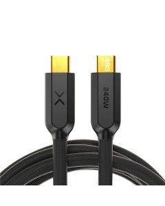 NOCXC1B image(0) - NOCO Company XGrid XC1: 240W USB-C to USB-C Cable with E-Marker Chip - 3-Foot - Black