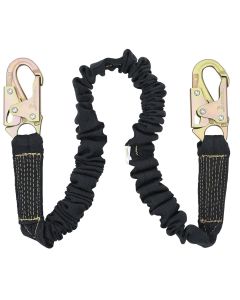 SRWV8109506 image(0) - PeakWorks Welder's Shock Absorbing Lanyard - Kevlar W/ POY Core - Single Leg - Weight Capacity 130 to 310 Lbs - 6'