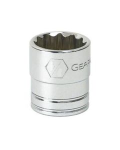 KDT80496 image(1) - GearWrench 3/8 Inch Drive 12 Point Standard SAE Socket 1/4 Inch