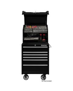 Extreme Tools PWS Series 30inW x 20in D Extreme Portable Workstation and 30in W x 25in D 6-Drawer Roller Cabinet Combo