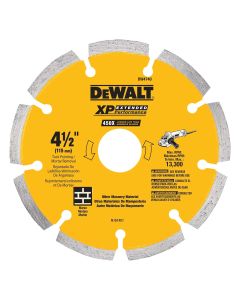 DWTDW4740 image(0) - DEWALT 4" x .250 XP Tuck Pointing Blade