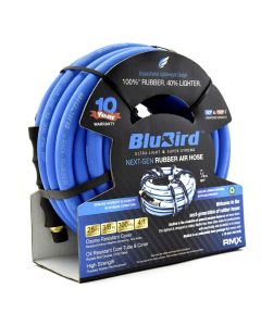 BLBBB3825 image(0) - BluBird Rubber Air Hose Assembly 3/8" x 25'