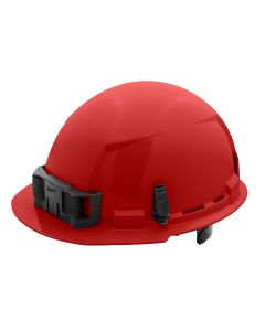 MLW48-73-1128 image(1) - Milwaukee Tool BOLT Red Front Brim Hard Hat w/6pt Ratcheting Suspension (USA) - Type 1, Class E