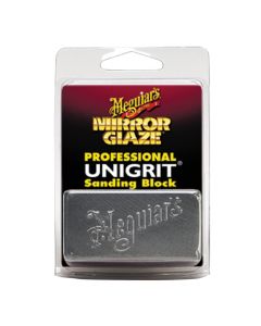 MEGK1500 image(1) - Meguiar's Automotive Mirror Glaze Unigrit Sanding Block, 1,500 Grit