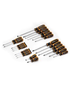 KDT86537 image(0) - GearWrench 22 Piece Phillips/Slotted/Torx Dual Material Screwdriver Set
