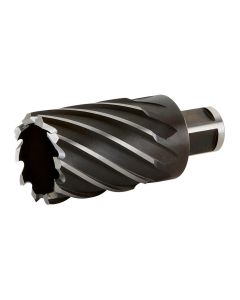 MLW49-59-2144 image(1) - Milwaukee Tool 1-7/16 inch x 2 inch HSS Annular Cutter with 3/4 inch Weldon Shank