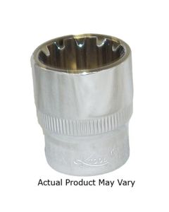 KTI20716 image(1) - K Tool International SPLINE SOC 3/8" DR 16MM