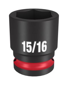 MLW49-66-6209 image(1) - Milwaukee Tool SHOCKWAVE Impact Duty  1/2"Drive 15/16" Standard 6 Point Socket