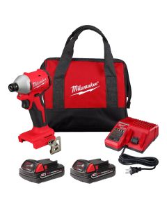 MLW3650-22CT image(1) - Milwaukee Tool M18 Compact Brushless 1/4 Inch Hex Impact Driver Kit