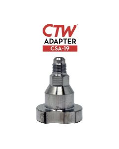 CTW International CSA-19 100% Stainless Steel Adapter for CTW Disposable Paint Cup System