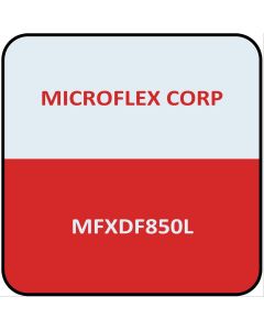 Microflex Microflex DermaFree Vinyl Exam Gloves Size L 100PK