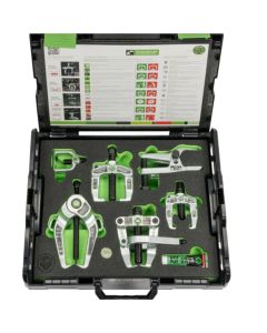 KQTK-127-A6 image(0) - Kukko Quality Tools Front-end service kit fordisassembly and maintenance of swivelcaster arms, ball joints, tie rods & wheelbearings